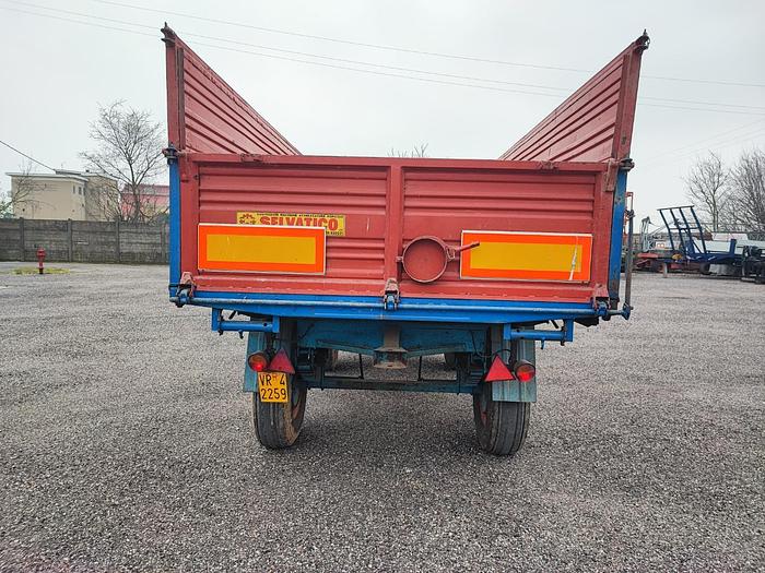 Usato Rimorchio Selvatico 2 assi ribaltabile con ralla