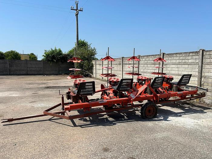 Usato Trapiantatrice Cecchi e Magli a 4 file carrellata