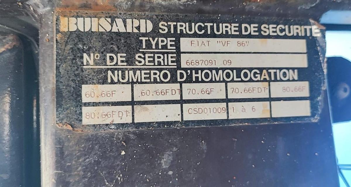 Usato Cabina Buisard x Fiat serie 66 frutteto