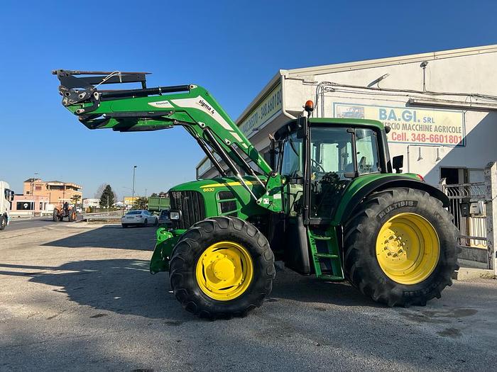 Usato John Deere 6630-anno 2014-soll. e presa di forza
