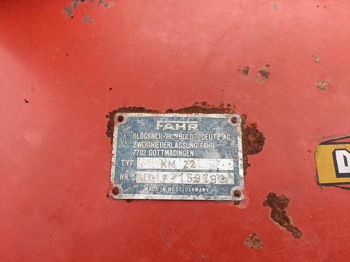 Usato Barra falciante Deutz - Fahr