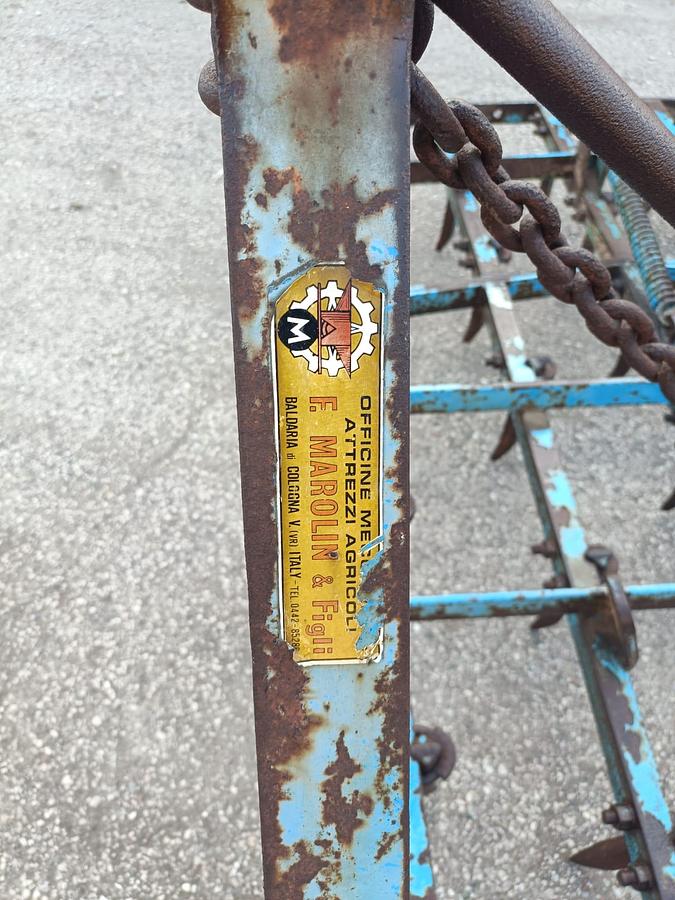 Usato erpice a denti fissi Marolin con rullo da 2,40m