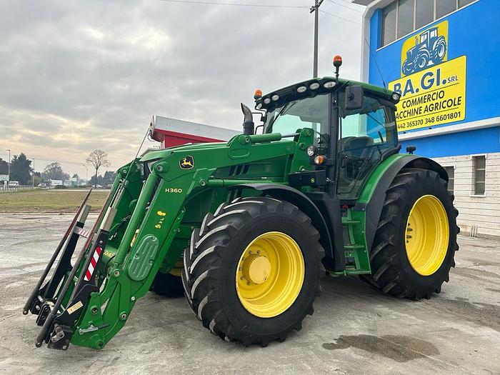 Usato John Deere 6150 R-Caricatore JD H360-anno 2015