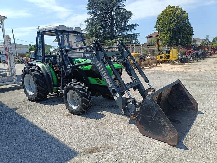 Usato Deutz Agroplus 320 con caricatore-ore 3000 circa