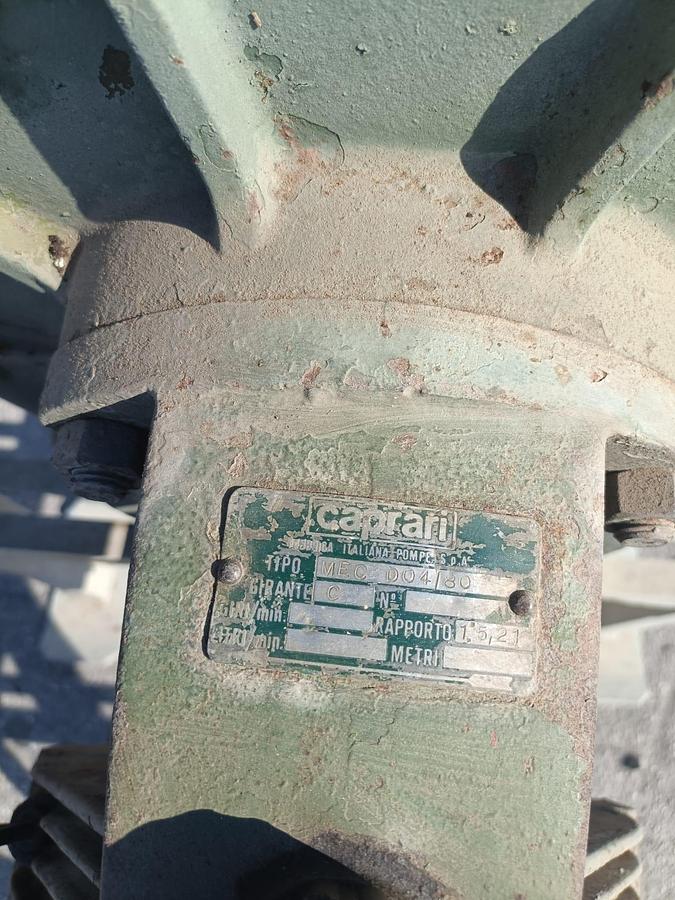 Usato pompa Caprari D 04/80 con pesca