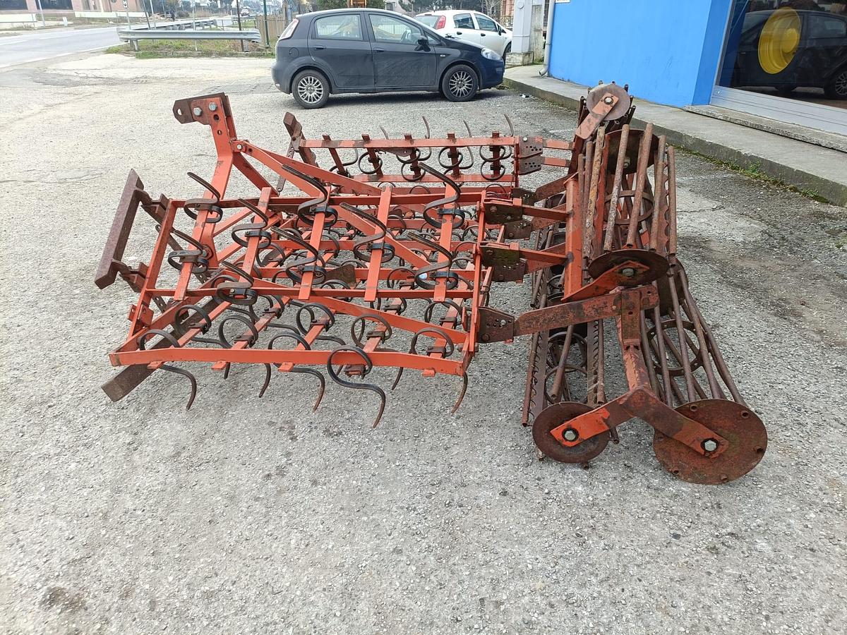 Usato vibrocoltivatore con doppio rullo da 3,20m