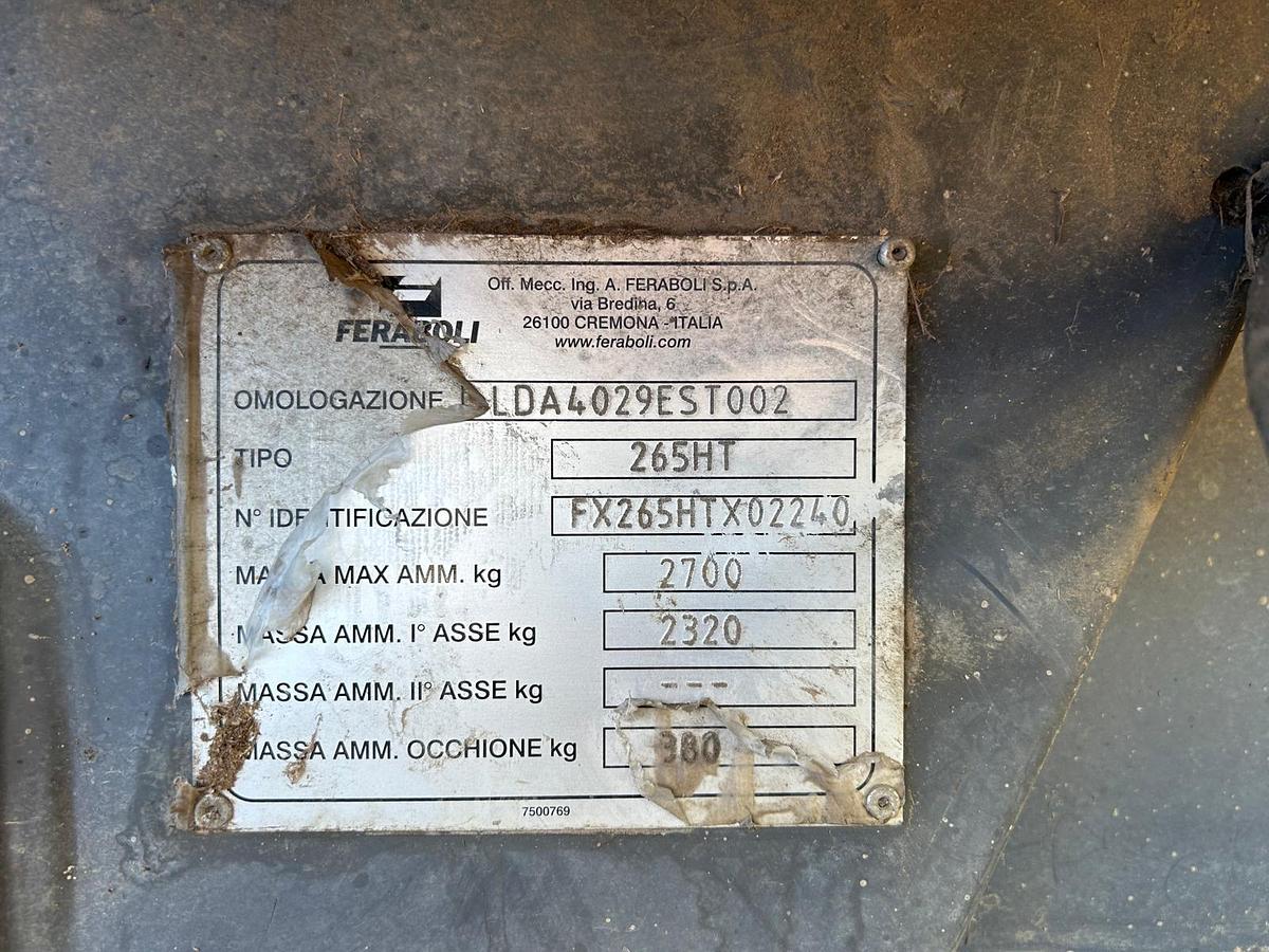 Usato Rotopressa Feraboli 265 Extreme HT- anno 2011