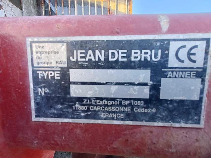 Usato Frangizolle o dischiera Jean De Bru da 4m