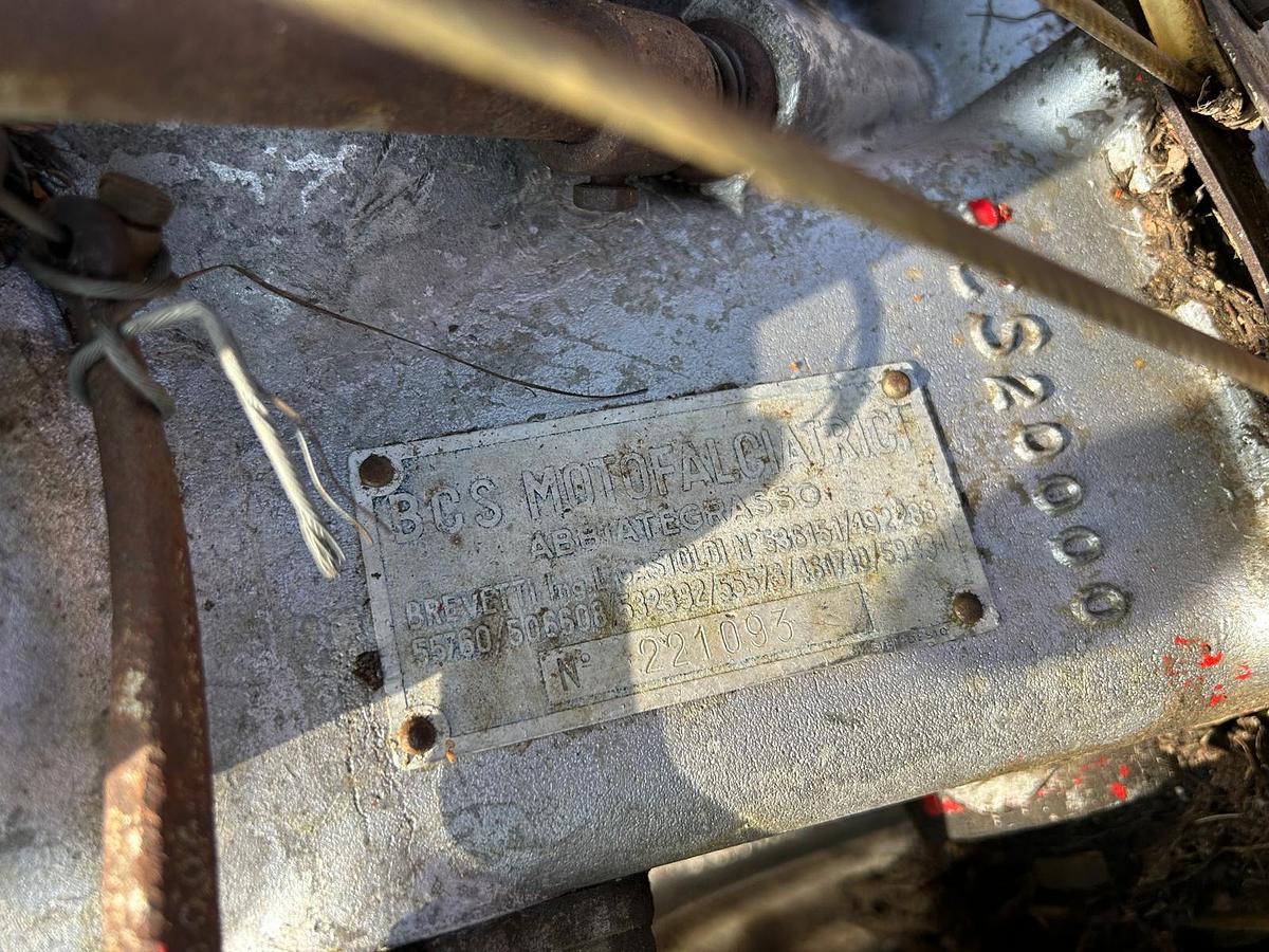 Usato Motoranghinatore a pettine BCS- motore Acme