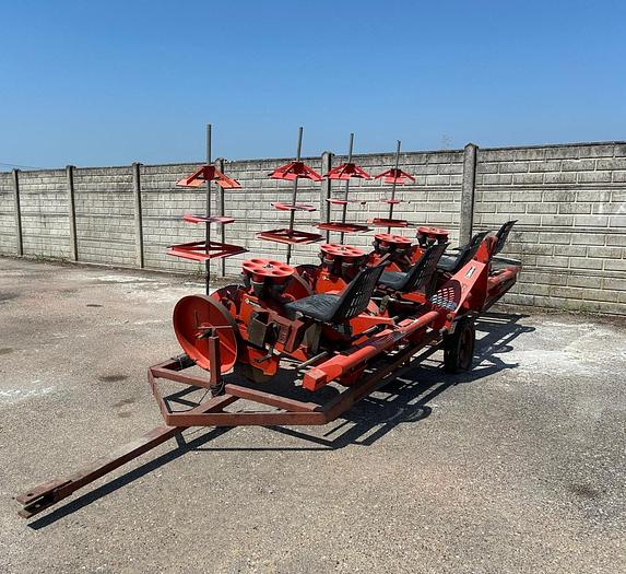 Usato Trapiantatrice Cecchi e Magli a 4 file carrellata
