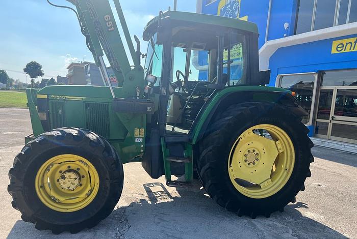 Usato John Deere 6210-caricatore JD 651-freni aria 175q