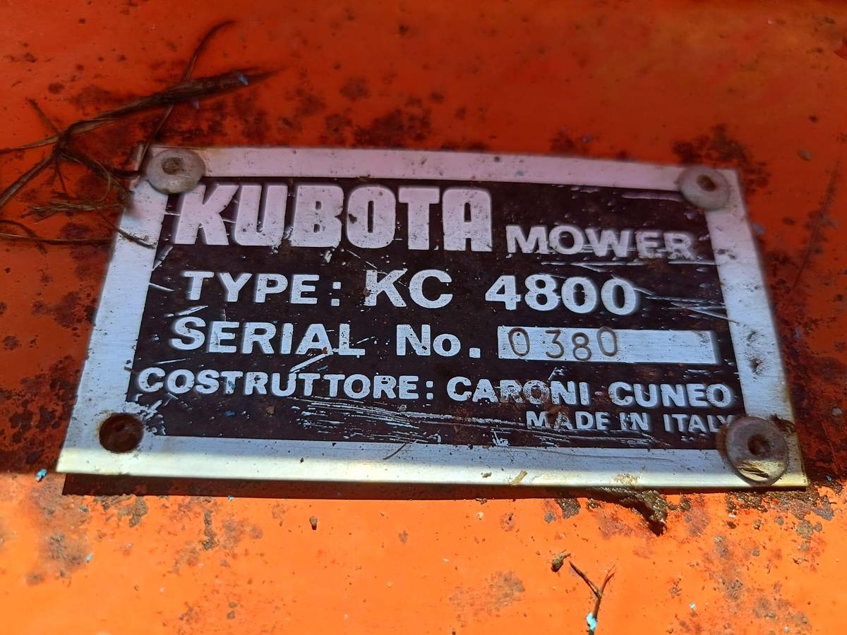 Usato piatto tagliaerba Kubota da 1,30m