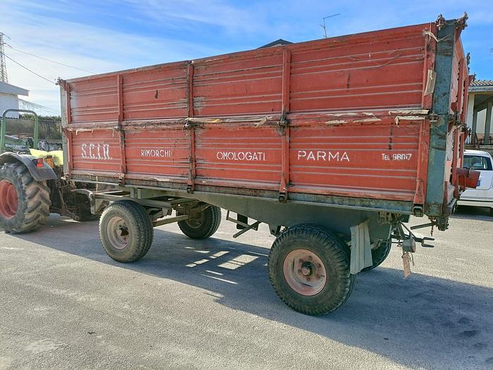 Usato Rimorchio agricolo Scir ribaltabile trilaterale