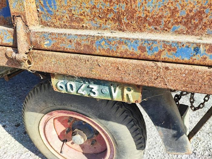 Usato Rimorchio agricolo Chieregato-targa e libretto