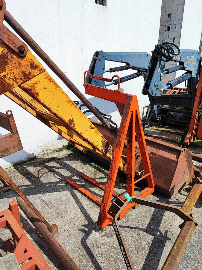 Usato Forche per bancali per gru