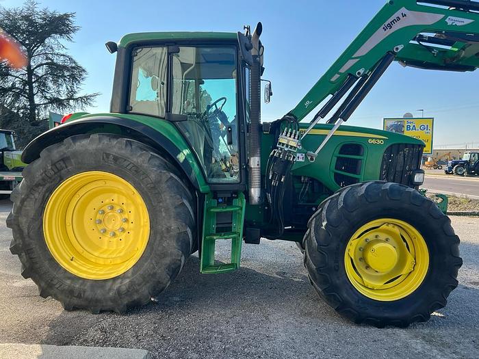 Usato John Deere 6630-anno 2014-soll. e presa di forza