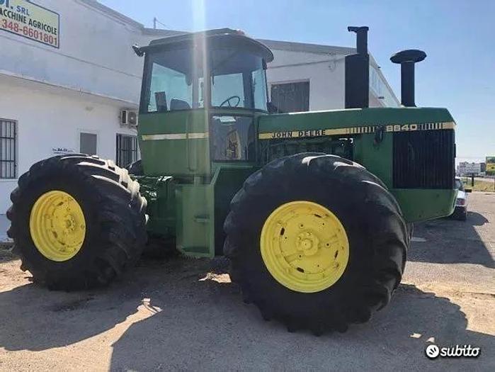 Usato John Deere 8640 snodato larg.2,75-peso 120q