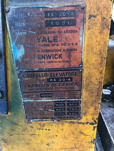 Usato Muletto Yale FE 20 A