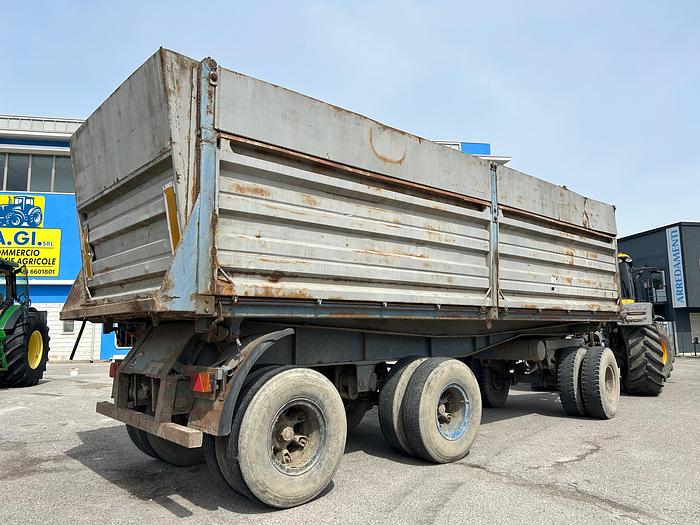 Usato Rimorchio Pagliari 3 assi trilaterale-200 quintali
