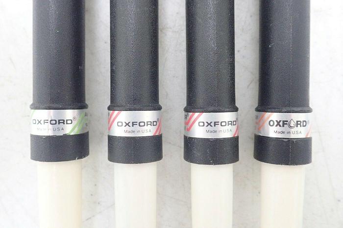 Used Lot of 4 Oxford 10-50 40-200 50-200 µL Sampler System Adjustable Pipettes
