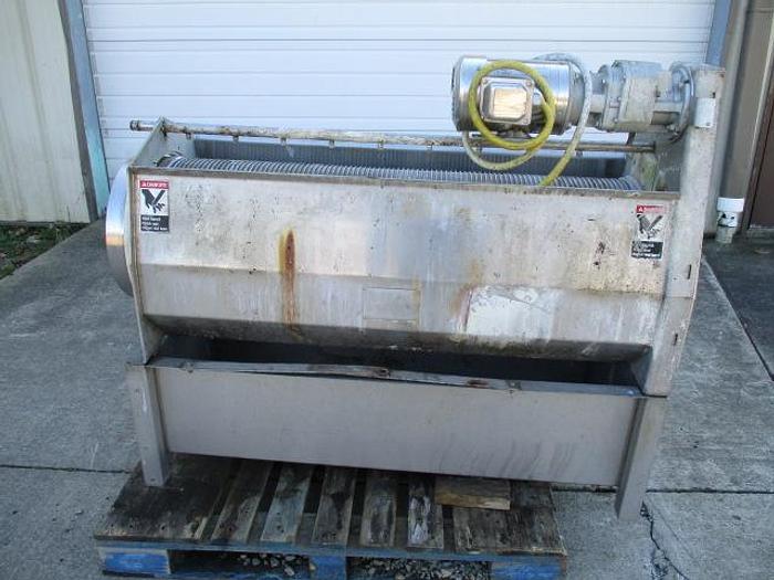 Used Lyco Sealed Drum Separator/Dewatering Reel; Md#SDS 15" dia x 48' long
