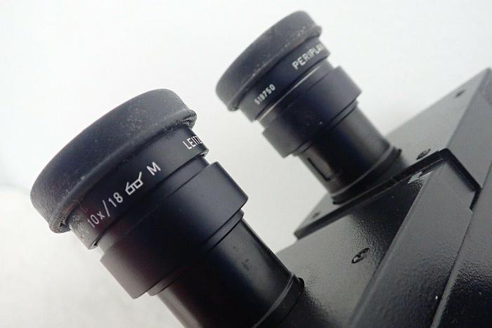 Used Leica DMIL Inverted Microscope Type 090-131.001 with 3 Objectives