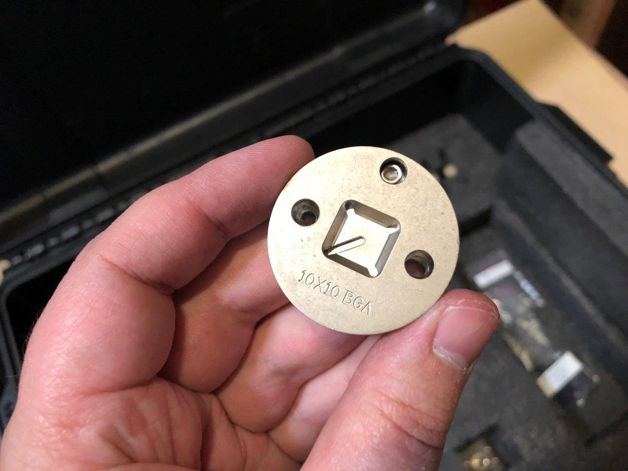 Used Delta Edge DE8000 Q-FPH - 248 CTBGA - 10x10x1.10 Test Handler Change Kit