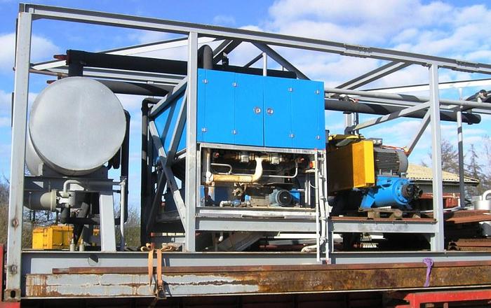 Used FINSAM – plate ice machine plant. Model VIP 18B UAV.