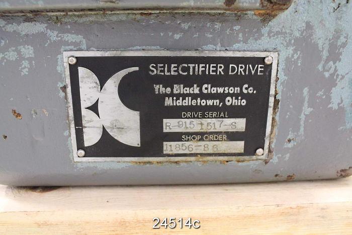 Used Black Clawson 24P Cone Drive For Black Clawson 24P Pressure Screen #24514