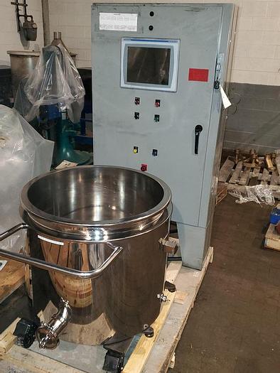 Used 50 Gallon Jaygo Double Planetary Disperser - S/S - Vac - Jacketed (#9826)