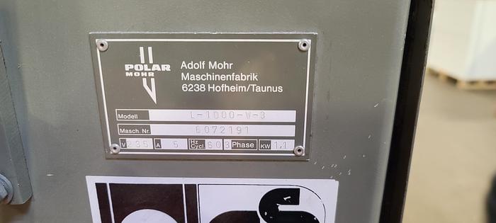 Used 1998 Polar 137 ED Cutting Line