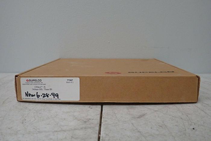Used (2) Supelco 7-7507 CElect-N, 360µm OD, 75µm ID Capillary Electrophoresis Columns
