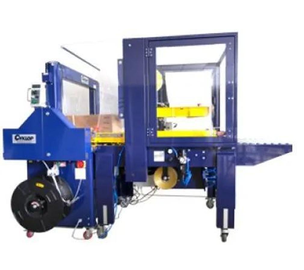 Cyklop Strapping Machine And Case Sealer: AMPAG KOMBI