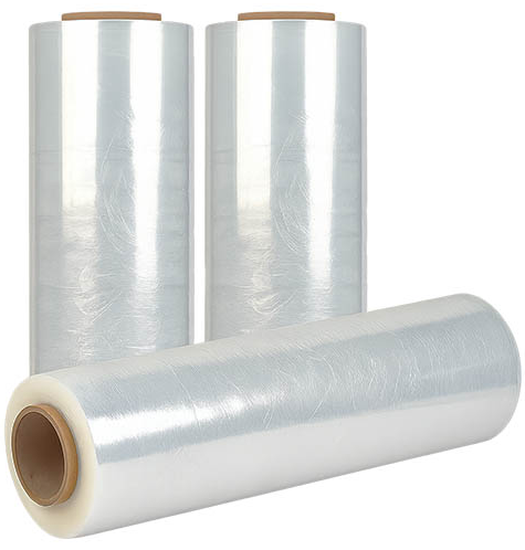 Used Heavy-duty hand film 400mm, 200-250m, 20-23mu