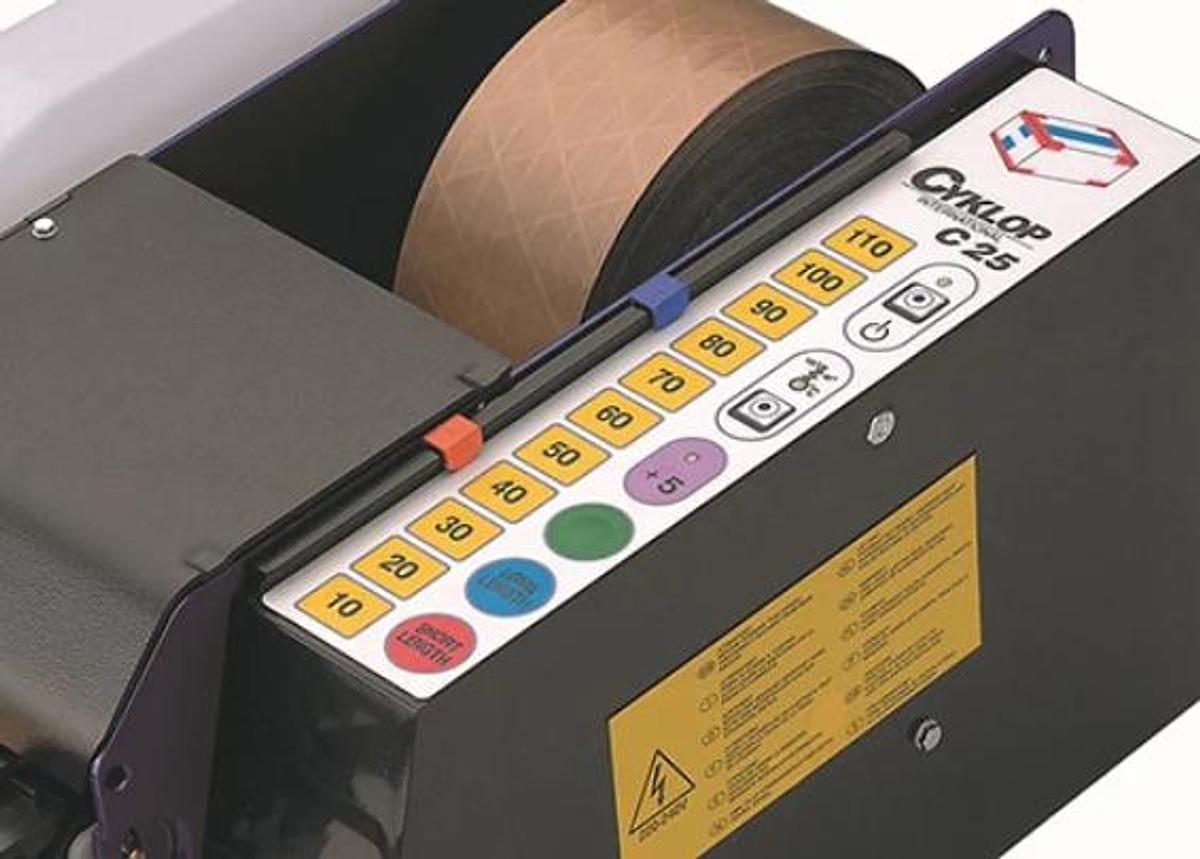 Cyklop LAPOMATIC Paper Tape Dispenser with battery