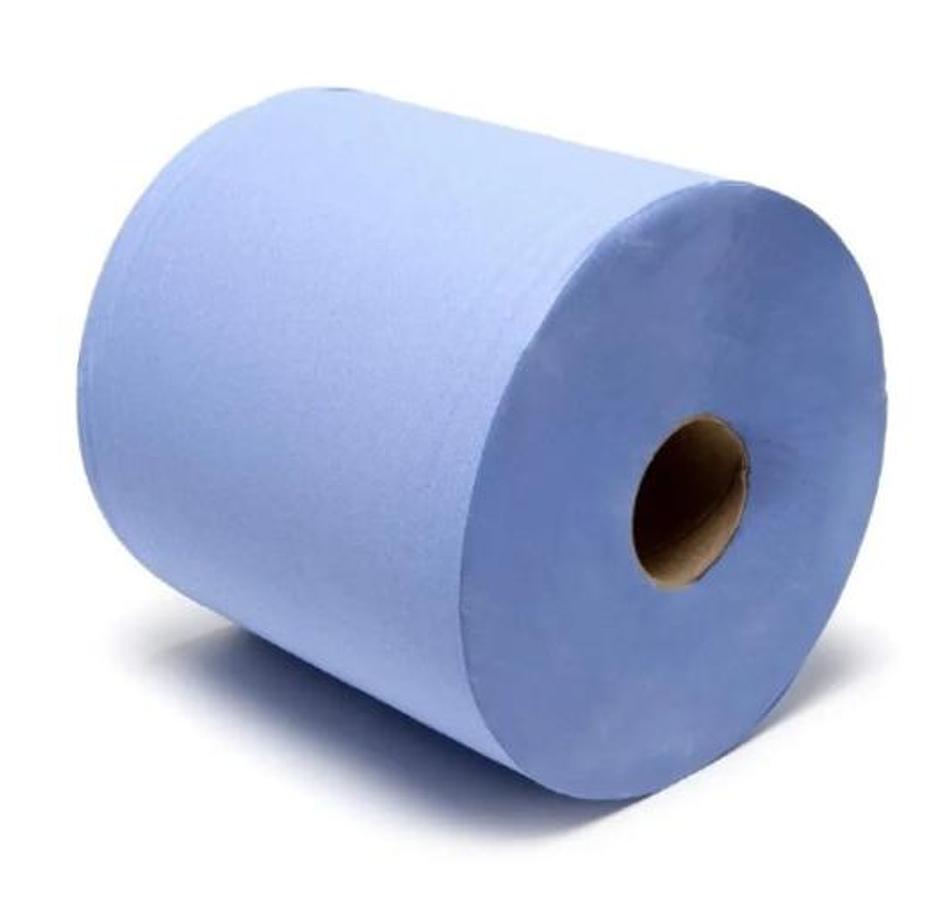 Blue Centrefeed Rolls (Pack of 6 Rolls)