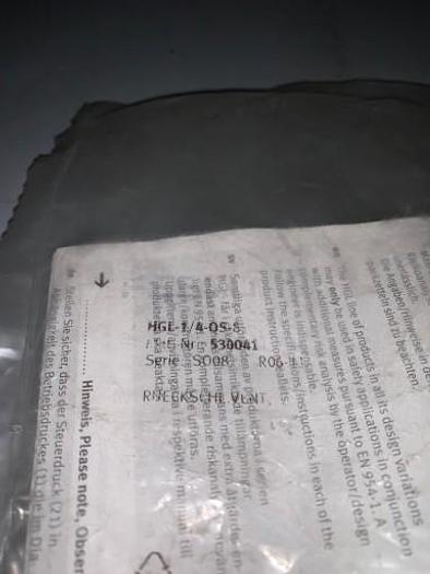 Zawór zwrotny sterowany HGL-1/4-QS-8 (530041), Fes