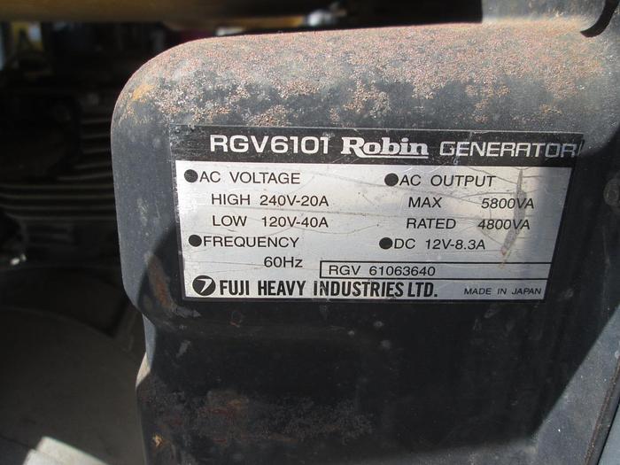 Used Robin RGV 6101 Generator