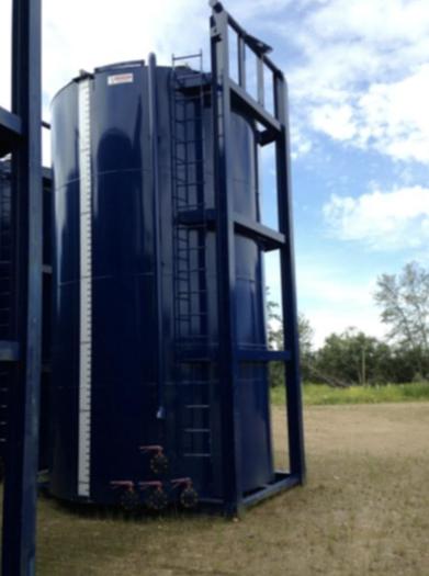 400 BBL New Skidded Vertical Tanks