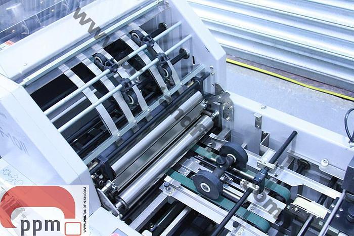 Used Horizon MC8 Twin Tower Collator with Booklet Maker & Trimmer SPF10 II + FC10 II