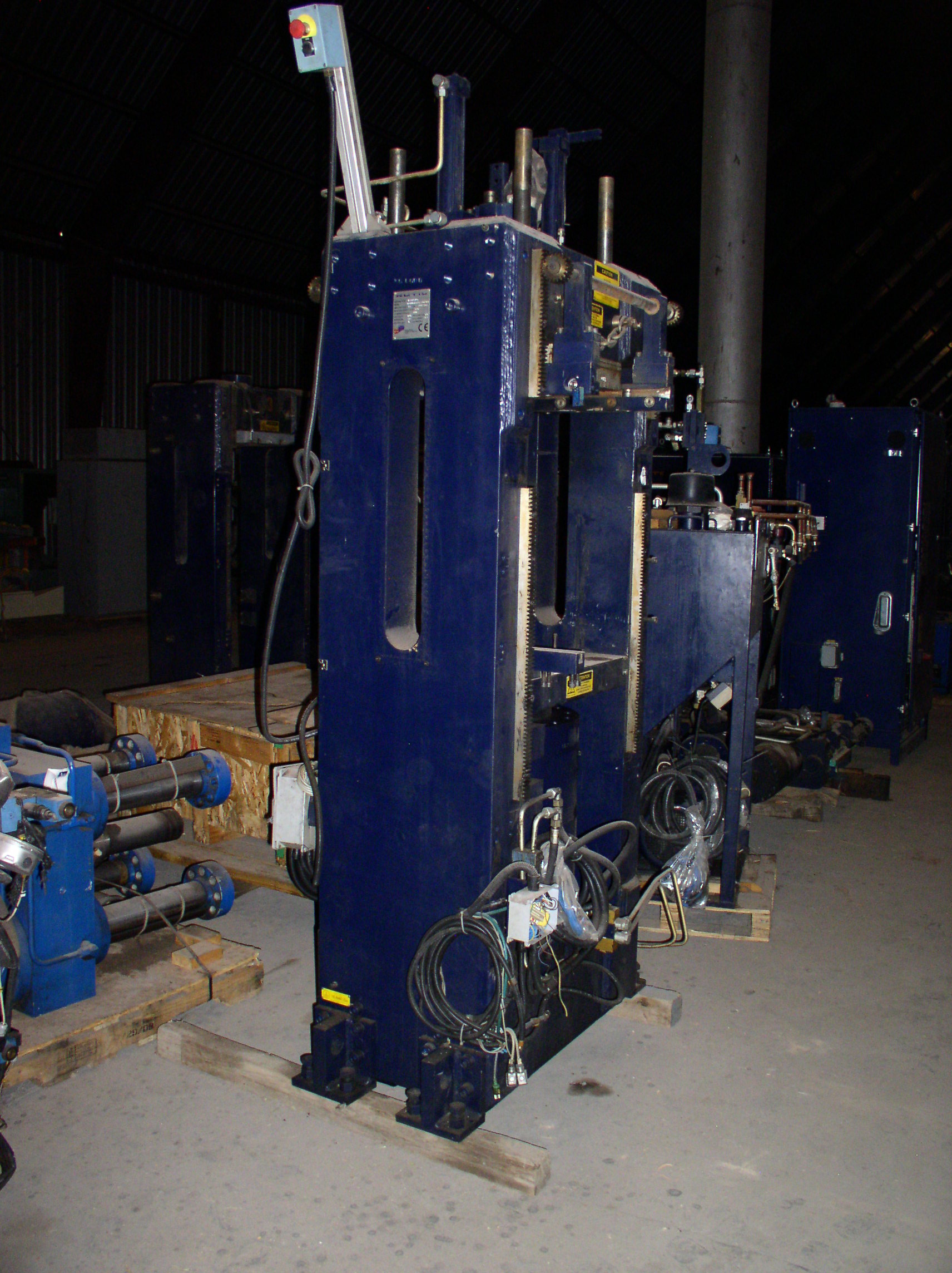 Used 200 Ton Rutil Up-Acting Hydraulic Press; Housing Type; Mfg. 2005; Low Profile; P.O.R.