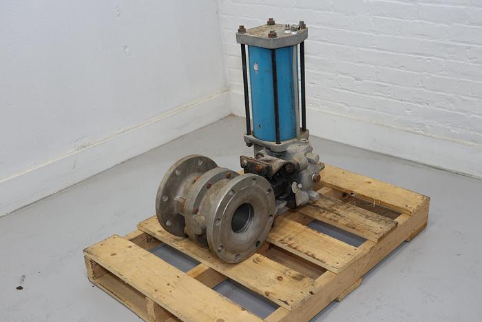 Used Jamesbury Air Operated 4"/6" Ball Valve #44183