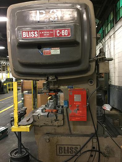 Used 60 TON BLISS OBI PRESS