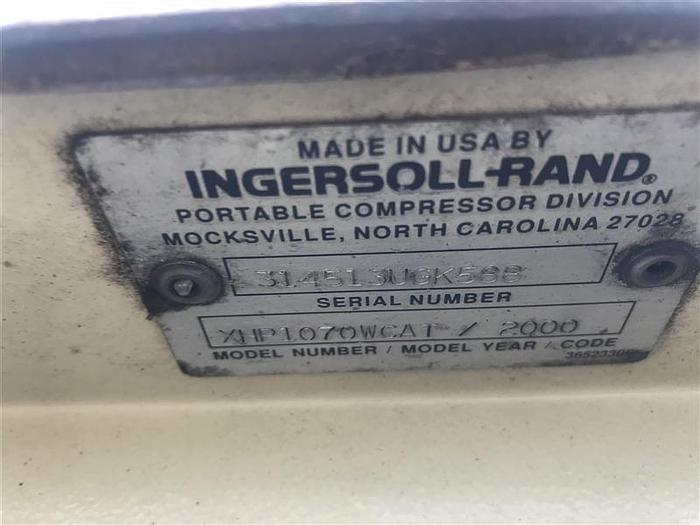 Used 0 Ingersoll-Rand XHP1070cfm/350psi Air Compressor - Sold