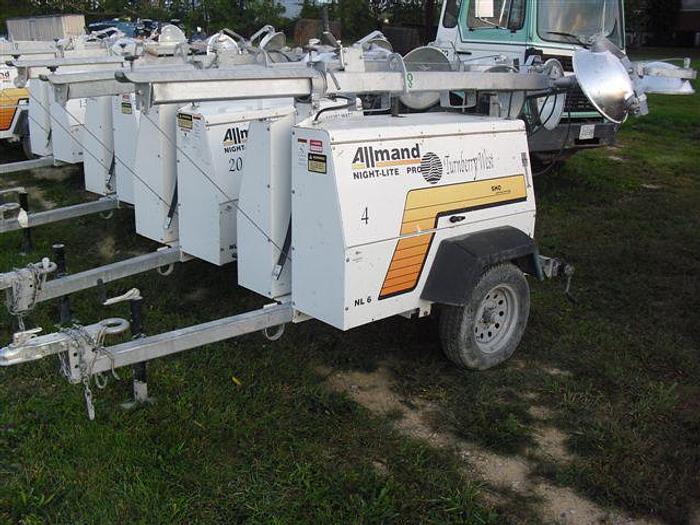 Used Allmand Light Tower Nite-Lite Pro 4 1250 Watt Lights