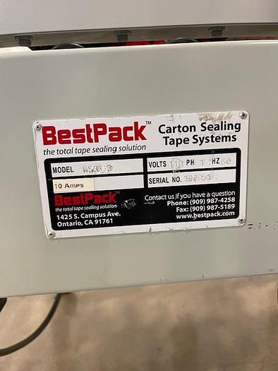 Used Best Pack Random 3" T&B Case Sealer, Side Belt
