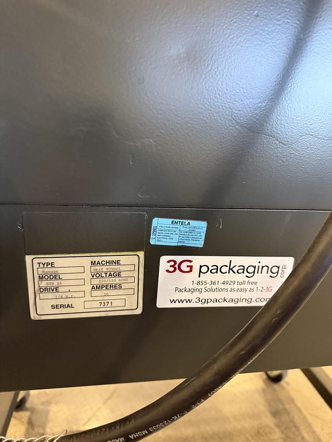 Refurbished Damark STR16 shrink tunnel