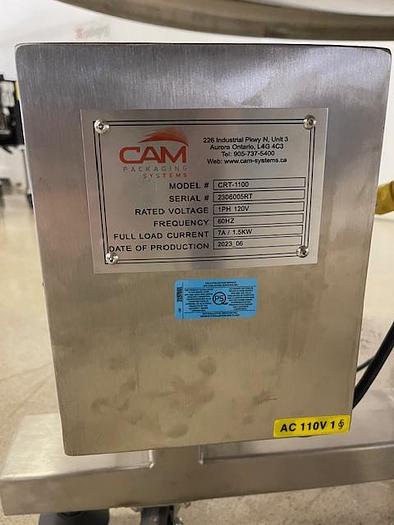 Accumulation Table, 43" Motorized Rotary, CRT-1100 w/Casters