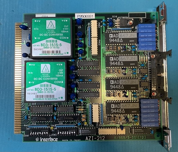 Used Interface CPU Board AZI-212 K/868/9-001