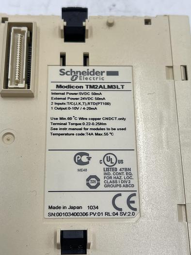 Used Schneider Electric TM2ALM3LT